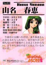 013 PROFILE CARD 春恵